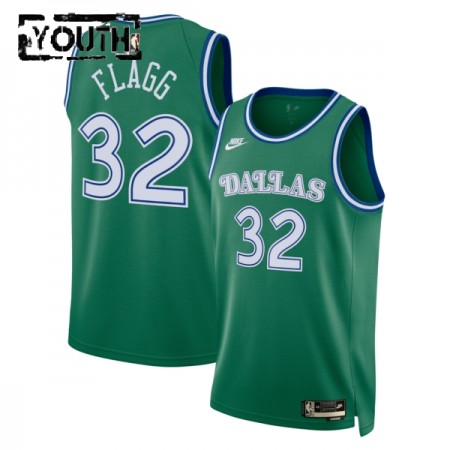 Barn Dallas Mavericks Tröja Cooper Flagg Nike 2025-26 Classic Edition Grön Swingman